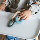 Hochet anneaux en silicone