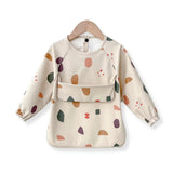 Bavette imperméable à manches longues