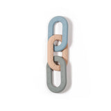 Hochet anneaux en silicone
