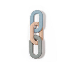 Hochet anneaux en silicone
