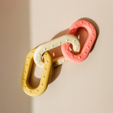 Hochet anneaux en silicone